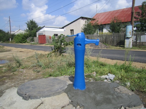 Пример установки уличной водороздительной колонки Jafar